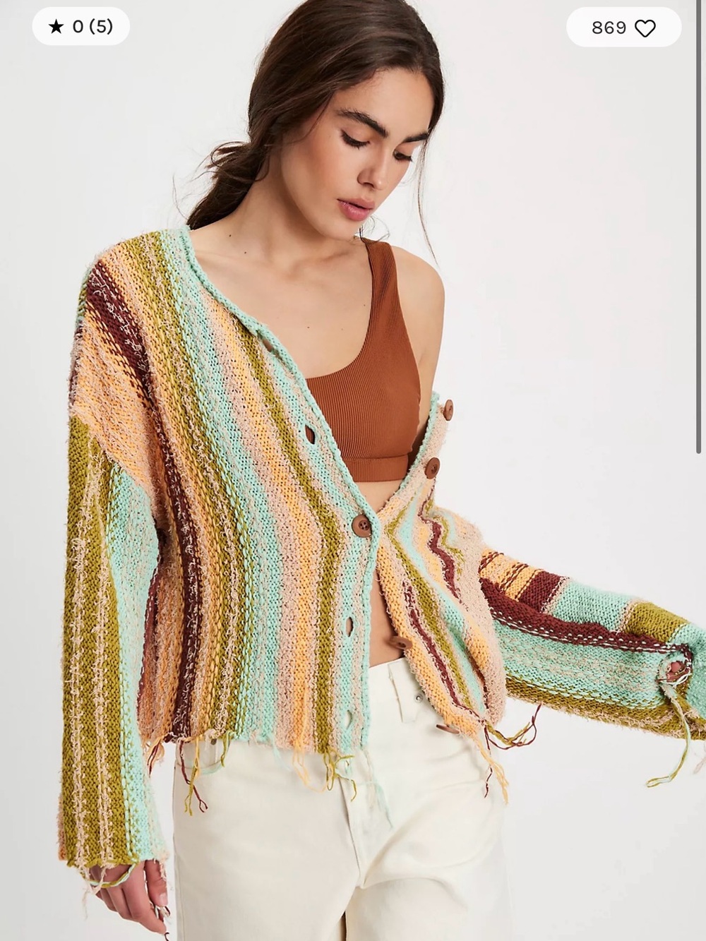 Free People Cardigan Baja - size XS